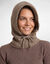 Cagoule en maille (beige)