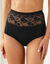 Culotte super maxi coton et dentelle - lot de 2 (noir)