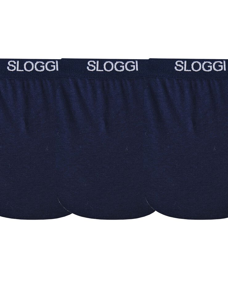 Slip fermé forme midi - lot de 3 (marine) Slip fermé forme midi - lot de 3 (marine)
