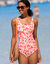 Maillot de bain 1 pièce Linao (grenadine / écru)