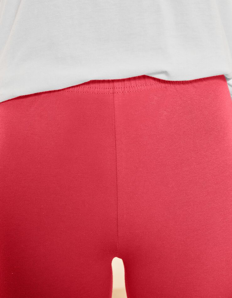 Legging 3/4 macramé, taille élastiquée (tomette) Legging 3/4 macramé, taille élastiquée (tomette)