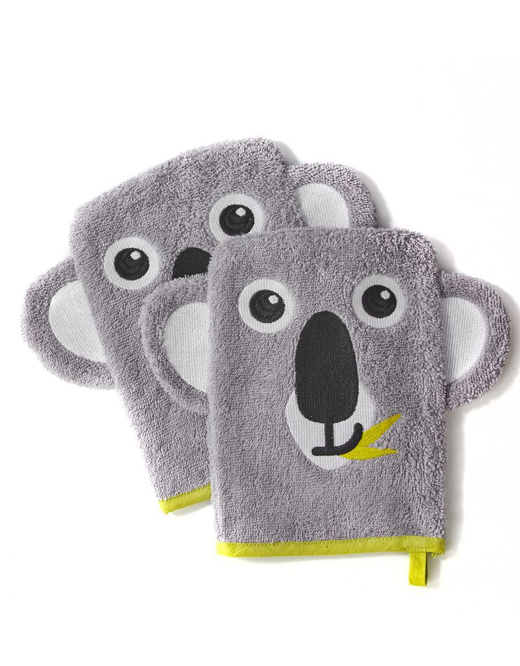 Collection éponge enfant brodée koala - 380g/m2 (gris)