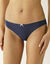 Slip coton stretch imprimé "fleurs' - lot de 4 (bleu / vert)