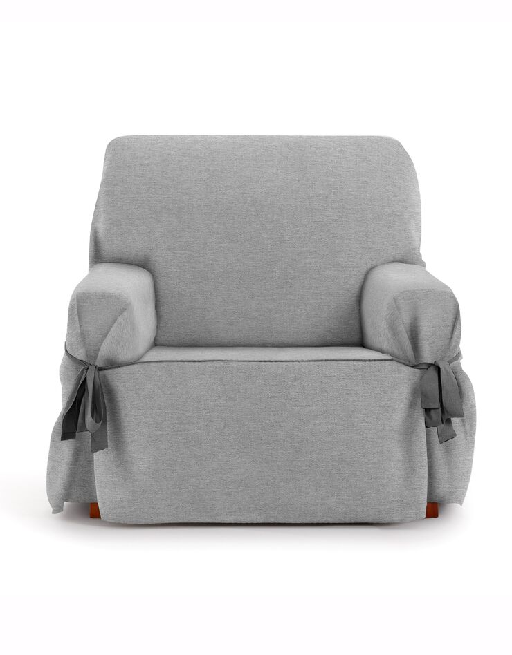 Housse fauteuil et canapé "Valentina" (gris clair)