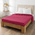 Couverture polaire mi-housse 350 g/m&sup2; (prune)