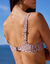 Haut de maillot de bain forme minimiseur imprim&eacute; Tahona - avec armatures (beige / chocolat)