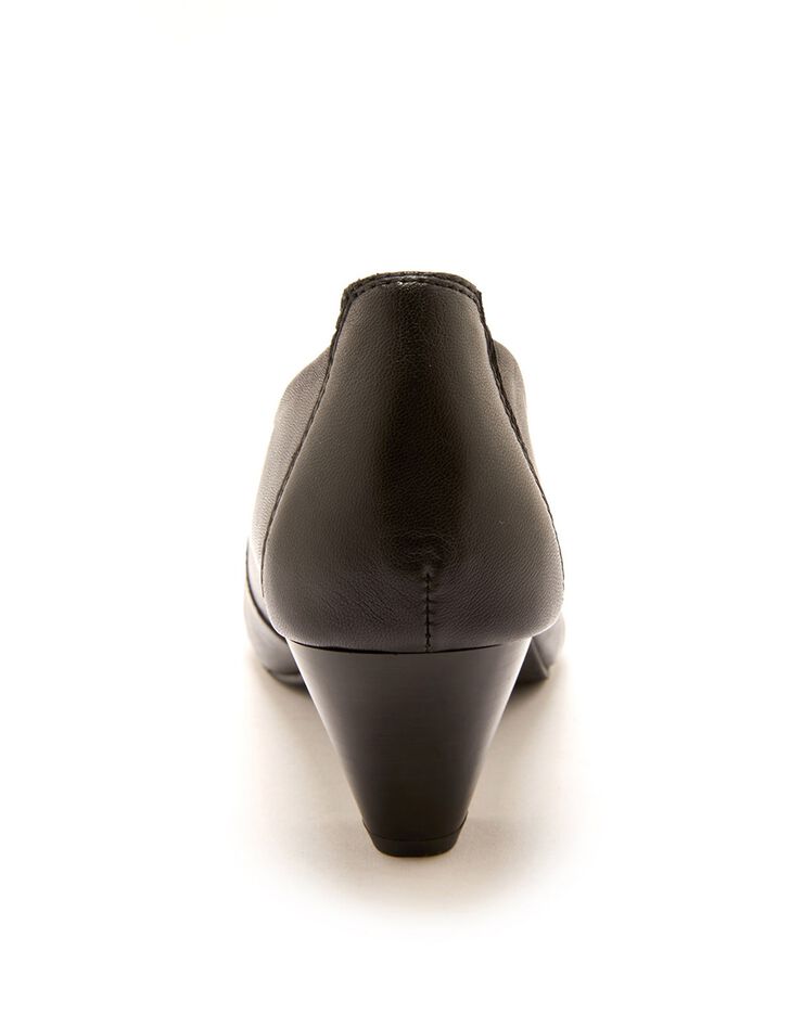 Escarpins grande largeur en cuir - noir (noir) Escarpins grande largeur en cuir - noir (noir)