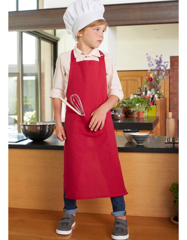 Tablier de cuisine enfant (rouge)