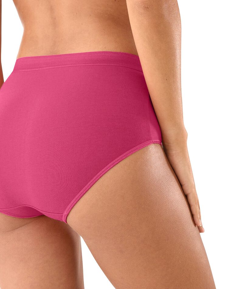 Culotte maxi brodée - lot de 4 (acidulé) Culotte maxi brodée - lot de 4 (acidulé)
