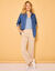 Chemise en jean oversize (stone)