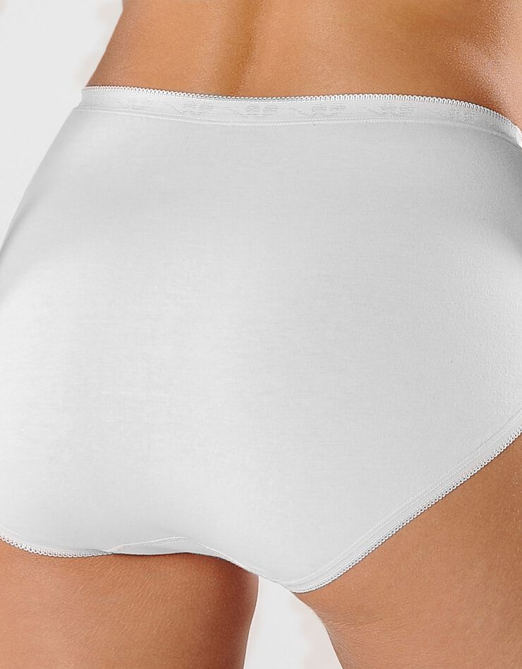 Culotte super maxi dentelle - lot de 3 (blanc) Culotte super maxi dentelle - lot de 3 (blanc)