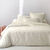 Linge de lit uni - polyester-coton 57 fils/cm&sup2; (&eacute;cru)