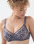 Soutien-gorge forme minimiseur en tulle brodé Oliena - avec armatures (gris)