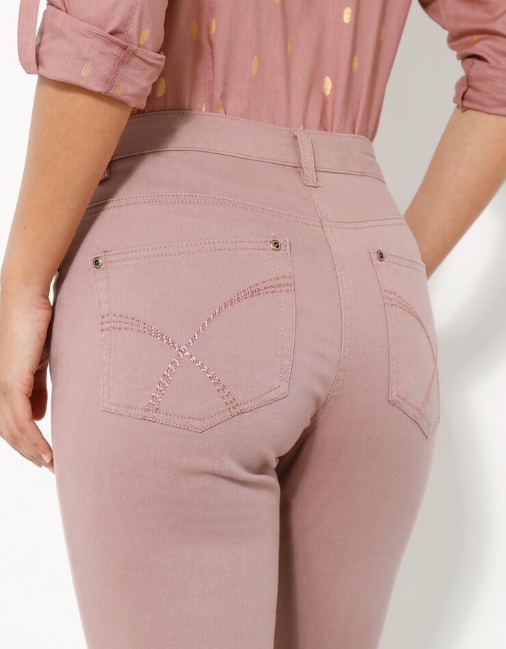 Pantalon sculptant coupe 5 poches (praline)