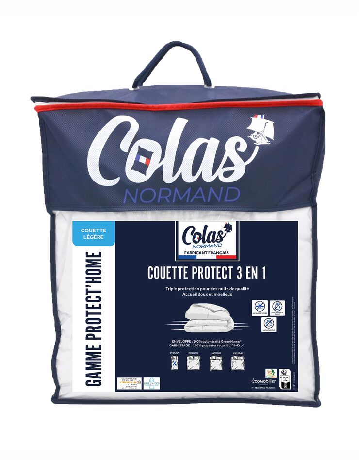 Couette Greenhome® protection 3 en 1 - 200 g/m² (blanc)