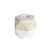 Bougeoir origami en bois bicolore (bois/blanc)