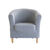 Housse gaufrée bi-extensible fauteuil cabriolet (gris)