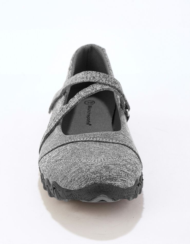 Ballerines de sport ultra-souples - gris chiné effet jersey (gris) Ballerines de sport ultra-souples - gris chiné effet jersey (gris)