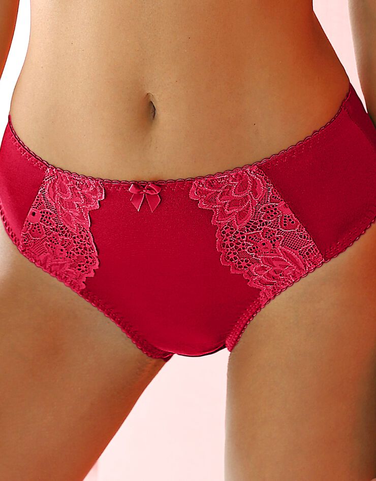 Culotte en dentelle Cerignola - lot de 2 (aqua + framboise) Culotte en dentelle Cerignola - lot de 2 (aqua + framboise)