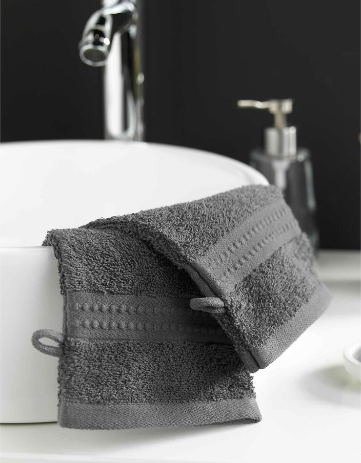 Éponge coton - haute qualité 600g/m2 (gris)