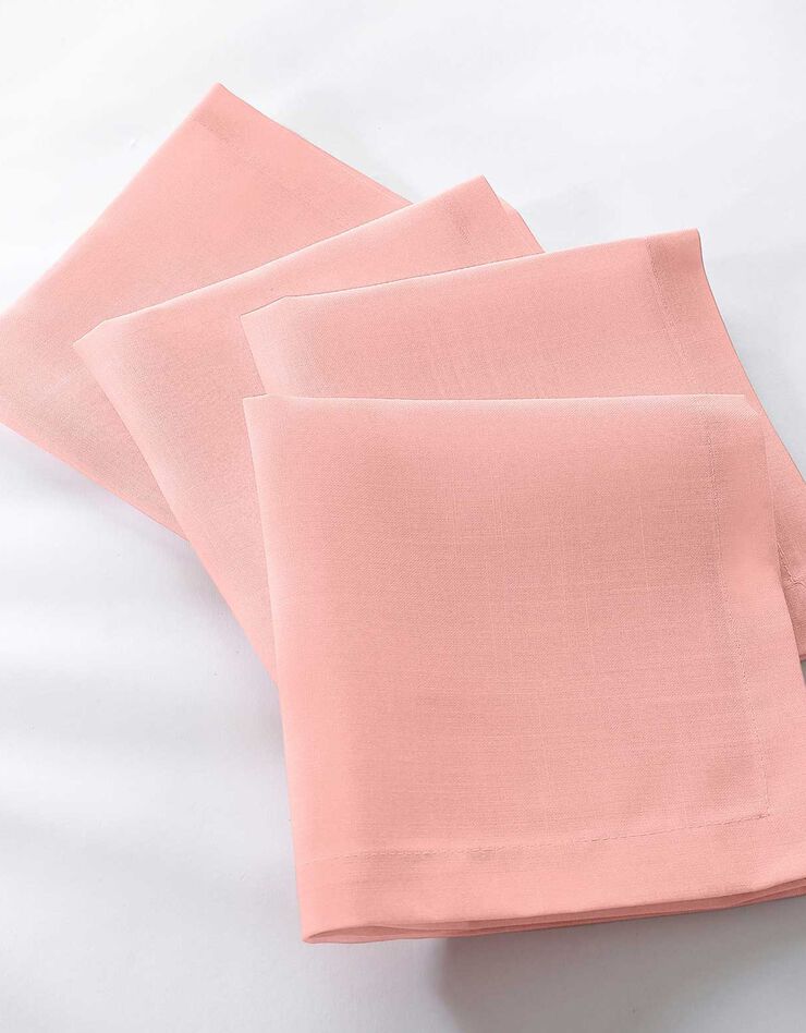 Nappe aspect lin (rose blush)