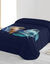 Couette microfibre imprim&eacute;e harmonie 200 g/m&sup2; (bleu)