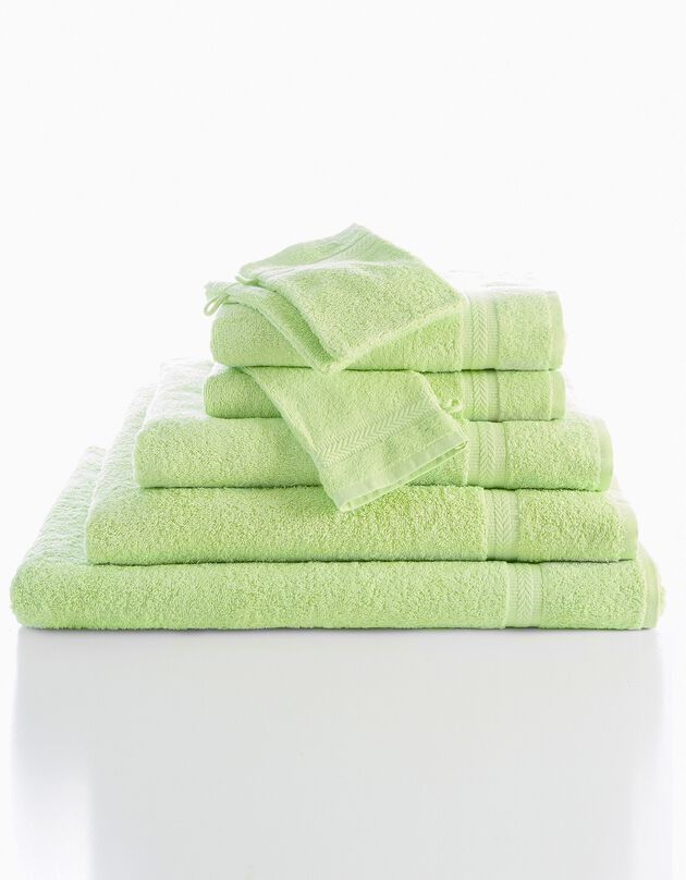 Eponge unie 420 g/m2 confort moelleux (anis)