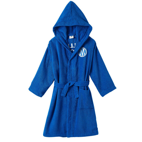 Peignoir enfant OM&reg;, &eacute;ponge (bleu)