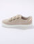 Tennis scratchées effet croco irisées (beige / doré)