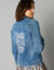 Veste brodée en jean (bleached)