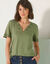 T-shirt broderie anglaise (kaki)