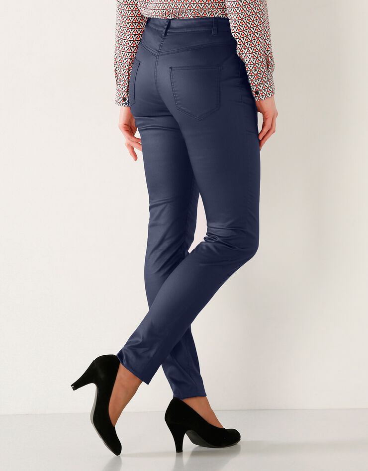 Pantalon enduit fuselé (marine) Pantalon enduit fuselé (marine)