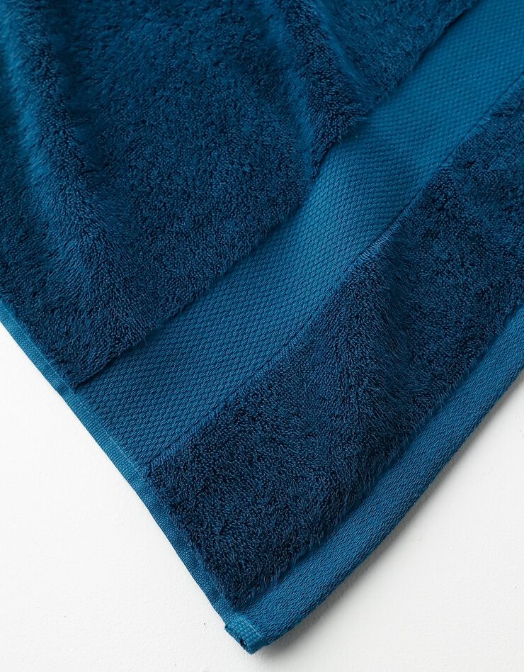 Éponge unie coton modal 500 g/m² (bleu canard)
