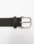 Ceinture en croûte de cuir tannage végétal (noir)