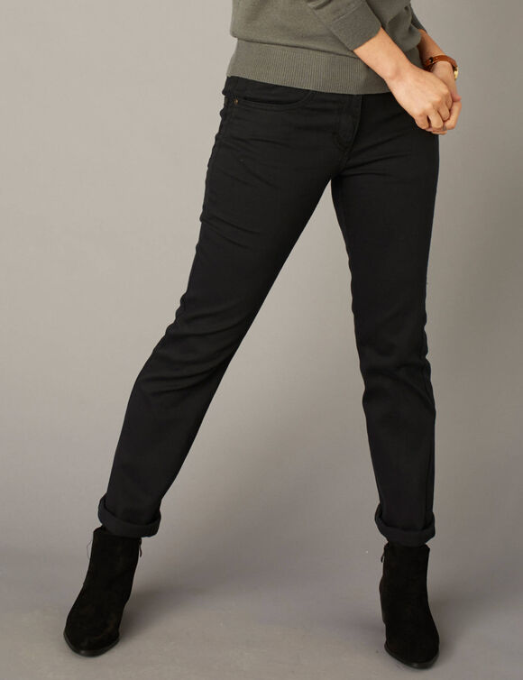 Pantalon sculptant, 5 poches (noir)