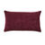 Housse de coussin chenille - lot de 2 (figue)