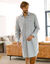 Liquette pyjama rayures popeline coton (gris)