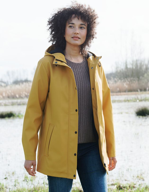 Ciré imperméable en polyester recyclé(**) (jaune)