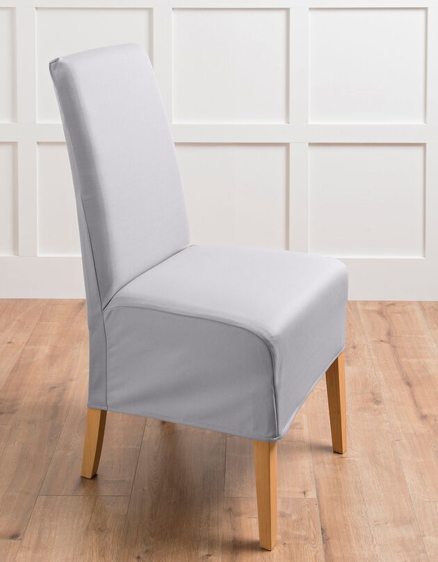 Housse de chaise (gris clair)