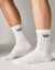 Mi-chaussettes Wilson&reg; coton m&eacute;lang&eacute; - lot de 6 (blanc)