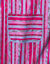 Tablier cuisine rayé forme bavette (rose)