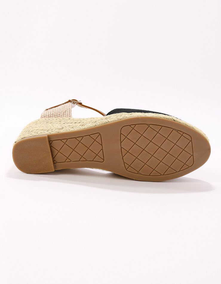 Sandales espadrilles compensées - noir (noir) Sandales espadrilles compensées - noir (noir)