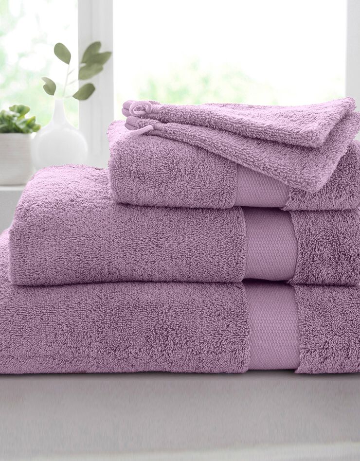 Éponge unie coton modal 500 g/m² (figue)
