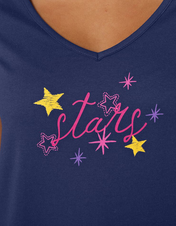 Tee-shirt de pyjama manches courtes imprimé Estrella (marine) Tee-shirt de pyjama manches courtes imprimé Estrella (marine)