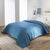 Couverture mélange laine et acrylique Courtelle® 450 g/m² (bleu azur)