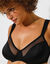 Soutien-gorge grand maintien avec armatures cachées (noir)