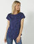 T-shirt manches courtes imprimé (marine)