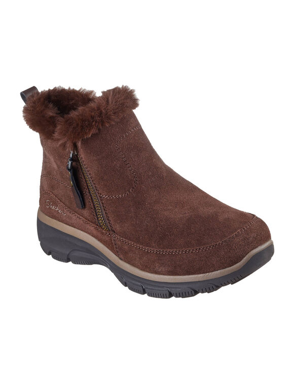 Boots fourr&eacute;es RELAXED FIT EASY GOING COOL ZIP (chocolat)