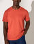 T-shirt col rond manches courtes - lot de 3 (corail + vert sauge + kaki)