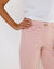 Pantalon couleur coupe large 5 poches (rose grisé)